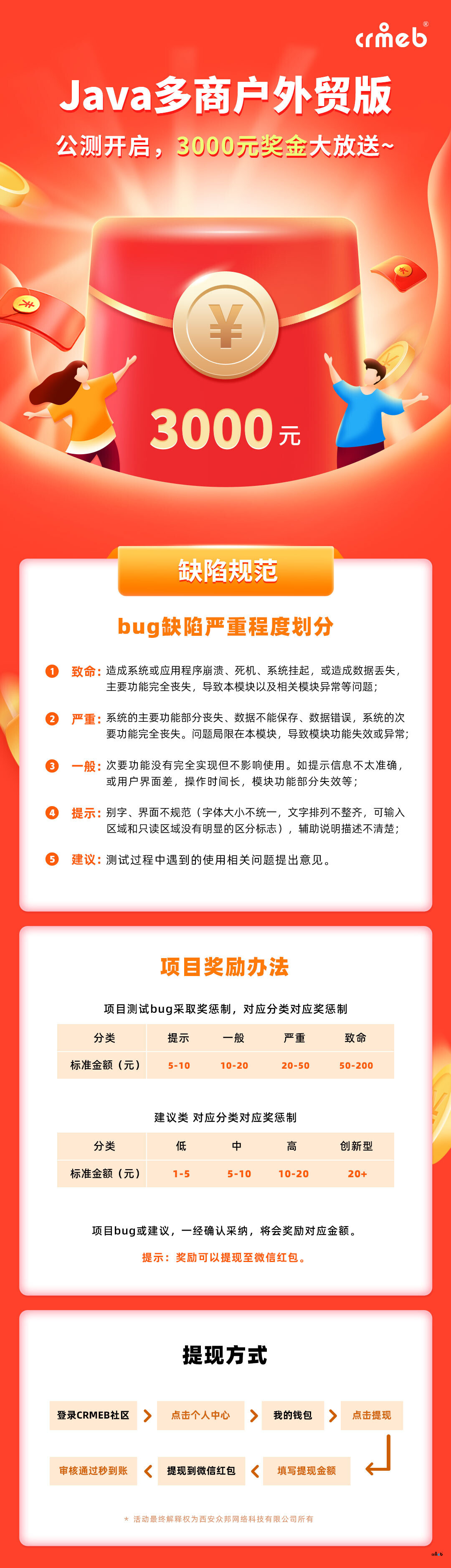 CRMEB Java多商戶外貿版公測開啟，搶先體驗！【有獎懸賞貼 賞金3000元】